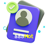 Tornar-se um membro do 888Hot é muito simples